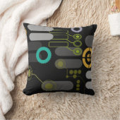 テクピロー(黒) クッション (ブランケット)