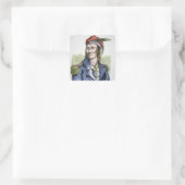 テクムセ(1768-1813) (着色版木、銅版、版画) スクエアシール (バッグ)