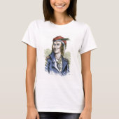 テクムセ(1768-1813) (着色版木、銅版、版画) Tシャツ (正面)