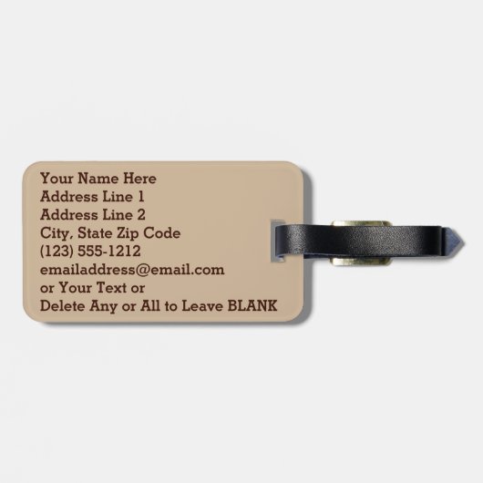 テクールキストにタグを付ける野球の手荷物 ラゲッジタグ (裏面横)