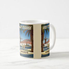 テグイセ ランサローテ島 スペイン トラベルポスター コーヒーマグカップ