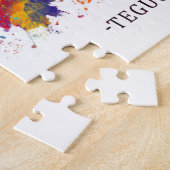 テグシガルパホンジュラススカイライン ジグソーパズル (側面)