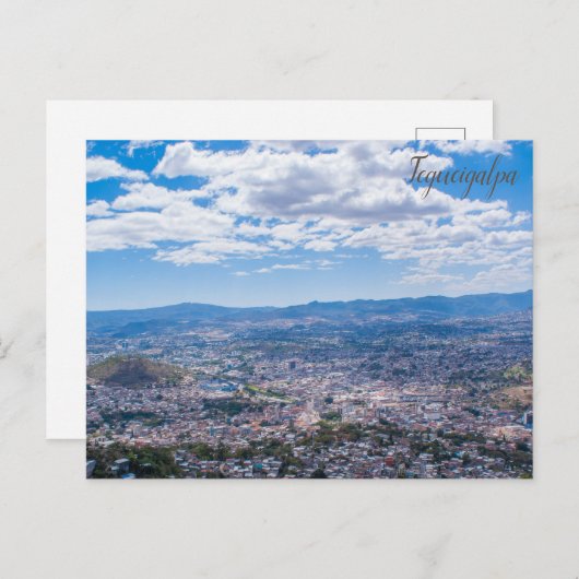 テグシガルパ,ホンジュラスの街並み ポストカード (正面/裏面)