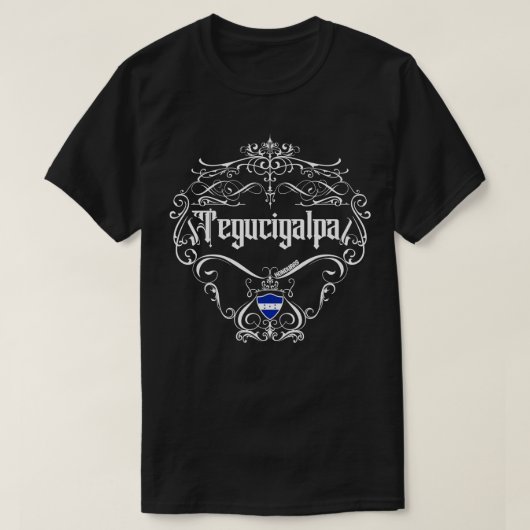 テグシガルパ ヴィンテージデザイン 1 Tシャツ (デザイン正面)
