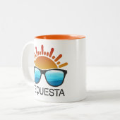 テケスタフロリダサングラス ツートーンマグカップ (正面左)