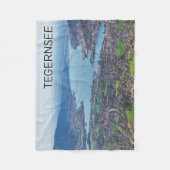 テゲルンゼババリア湖ドイツパノラマスーベリーホテル フリースブランケット (正面)