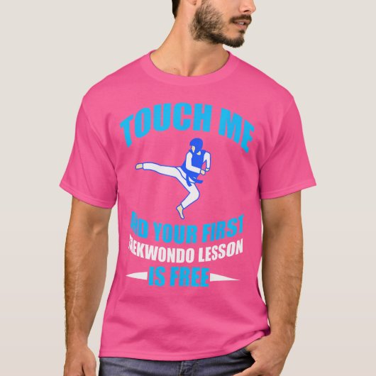 テコおもしろいワンドファースト武術芸術 Tシャツ (正面)