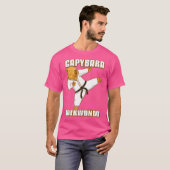 テコンドカピバラ Tシャツ (正面フル)
