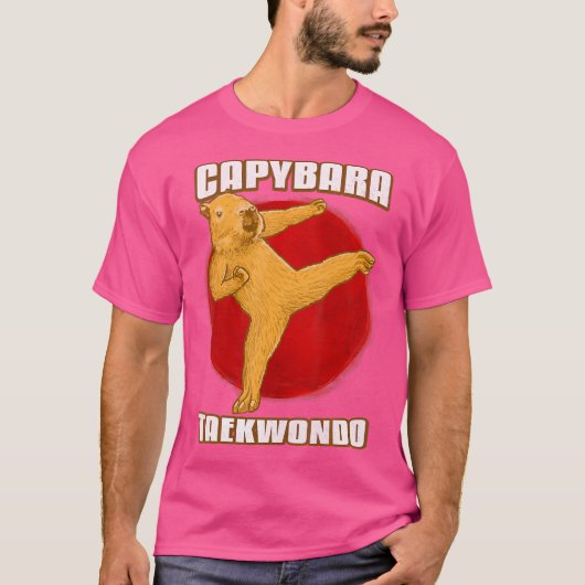 テコンドカピバラ Tシャツ (正面)