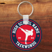 テコンドクラブ武術アーツカスタムーカラースポーツ キーホルダー (正面)