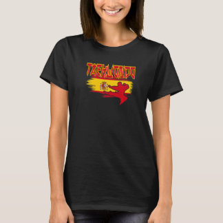 テコンドスペイン国旗テコンド Tシャツ