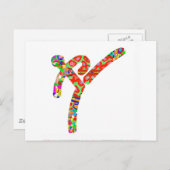 テコンドスポーツ選手権大会 ポストカード (正面/裏面)