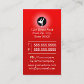 テコンドセンター 名刺 (裏面)