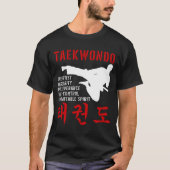 テコンドテネッツ武術アーツ Tシャツ (正面)