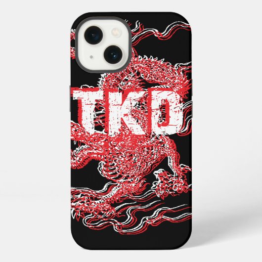 テコンドドラゴン iPhoneケース (裏面)