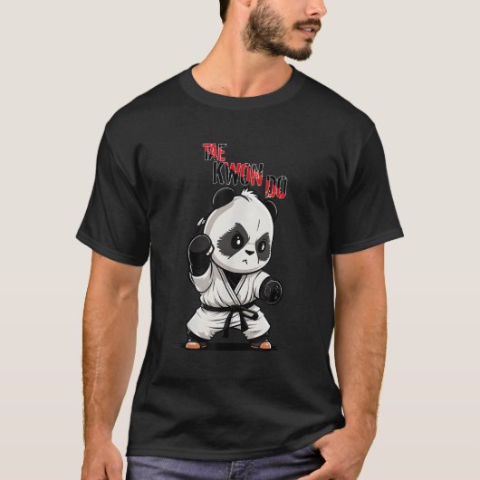 テコンドパンダ韓国ミアルTkd Tシャツ (正面)