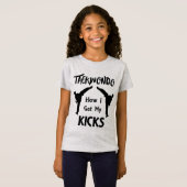 テコンドファン武術アーツどうやって私を得蹴る Tシャツ (正面フル)