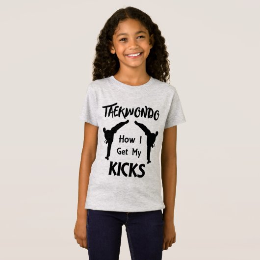 テコンドファン武術アーツどうやって私を得蹴る Tシャツ (正面フル)