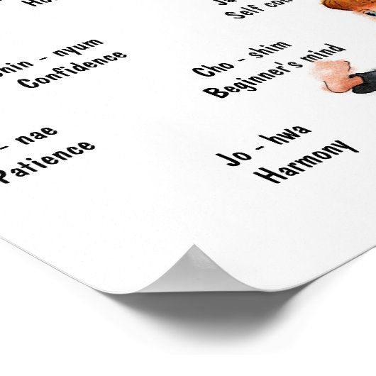 テコンドポスター ポスター (角)