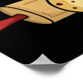 テコンドーおもしろいドベーキングプンダークBG ポスター (角)