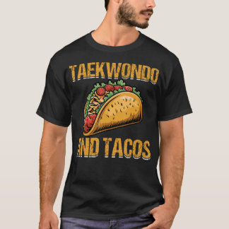 テコンドーとタコス - タコ好きの武道 Tシャツ