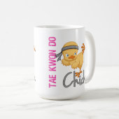 テコンドーのひよこ コーヒーマグカップ (正面右)