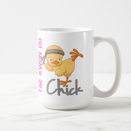 テコンドーのひよこ コーヒーマグカップ (右)