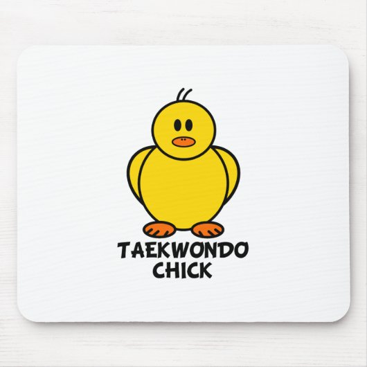 テコンドーのひよこ マウスパッド (正面)