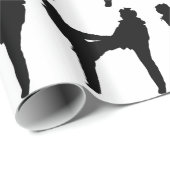 テコンドーの包装紙 ラッピングペーパー (ロールコーナー)