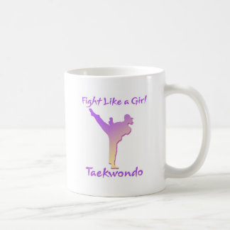 テコンドーの女の子 コーヒーマグカップ