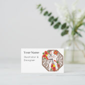 テコンドーの実践者 - 型と精度 名刺 (スタンド正面)