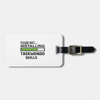 テコンドーの技術を取付けること ラゲッジタグ