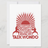 テコンドーの教義5 案内状 (正面)