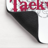 テコンドーの赤 マウスパッド (コーナー)