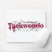 テコンドーの赤 マウスパッド (マウス)