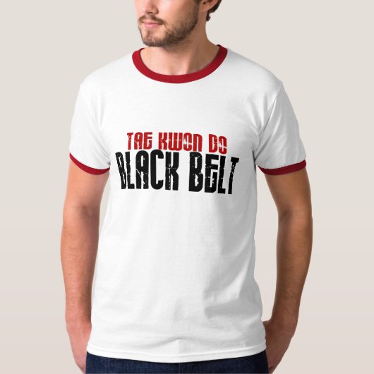 テコンドーの黒帯3.1 Tシャツ (正面)