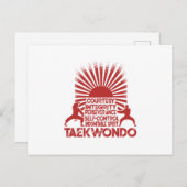 テコンドーの5つの教義 案内ポストカード (正面/裏面)