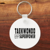 テコンドーは私の超大国だ キーホルダー (正面)