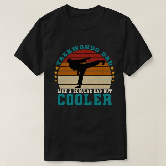 テコンドーパパ普通のパパのようだが Tシャツ (デザイン正面)