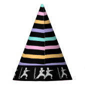 テコンドー女子選手の誕生日  パーティーハット (裏面)