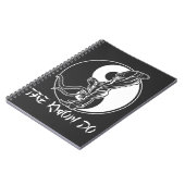 テコンドー武術アーツテコンドー自己防衛 ノートブック (左側)