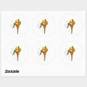 テコンドー空手エンアクアレラ ラウンドシール (シート)