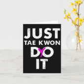 テコンドー空手Just Tae Kwon Do It カード (黄色い花)