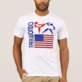 テコンドー米国 Tシャツ (正面)