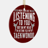 テコンドー自衛武術アーツコリアン セラミックオーナメント (右)