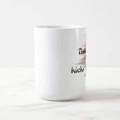 テコンドー蹴とグリン旅行コーヒーマグ コーヒーマグカップ (中央)