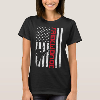 テコンドー アメリカ国旗 7月4日 武道 Tシャツ
