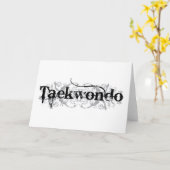 テコンドー(紀元前に) カード (黄色い花)
