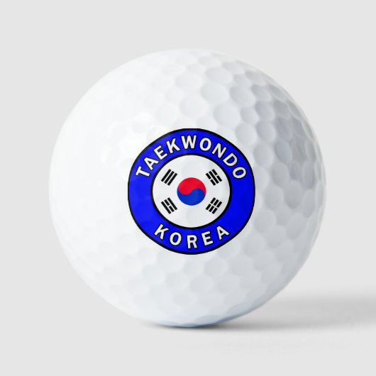 テコンドー 韓国 ゴルフボール (正面)