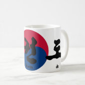 テコンド国旗 コーヒーマグカップ (正面右)